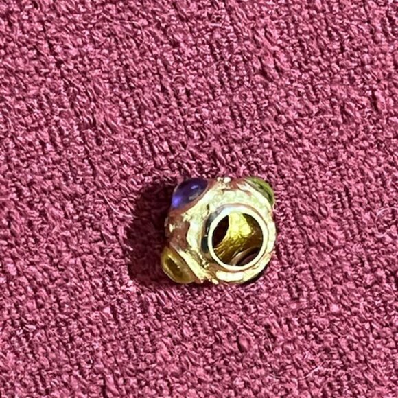 14K Gold and Gemstone Pendant - Picture 3 of 4